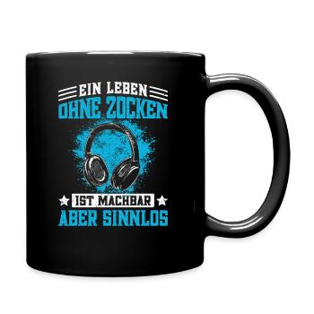 Lustiger Teenager Gaming Spruch - Gamer Jungs - Tasse einfarbig - Schwarz - Rechts