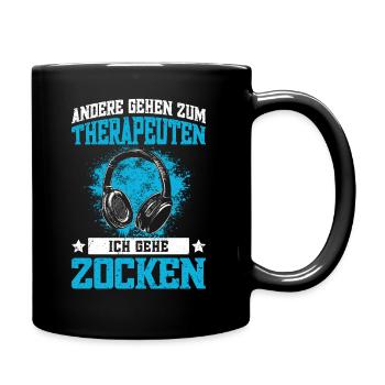 Lustiger Teenager Gaming Spruch - Gamer Jungs - Tasse einfarbig - Schwarz - Rechts