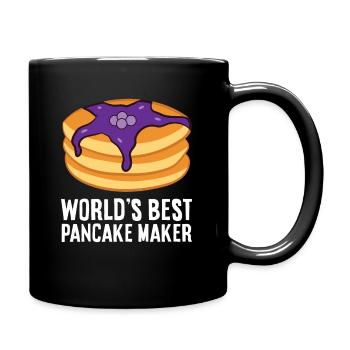 Pancakes Petit déjeuner Matin Meilleur du monde - Mug uni - noir - Droite