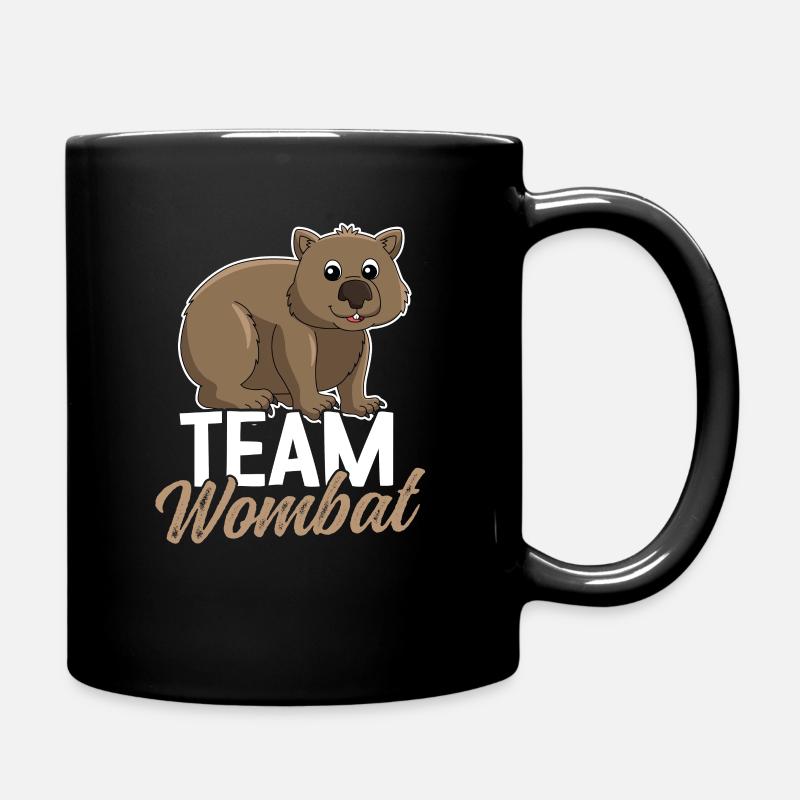 Drôle de dicton Wombat - Marsupial - Mug uni - noir