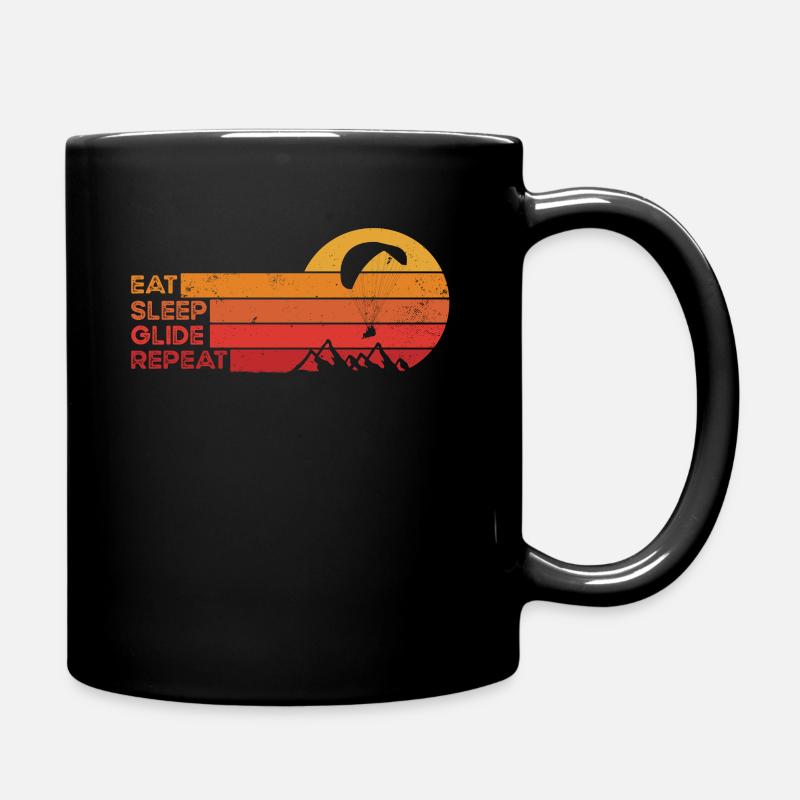 Paragleiter Gleitschirmfliegen - Paragliding - Tasse einfarbig - Schwarz