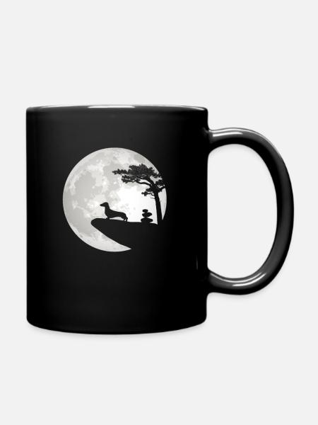 Teckel Hund Spruch - Dachshund & Dackel - Tasse einfarbig - Schwarz