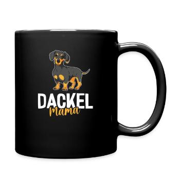 Teckel Hund Spruch - Dachshund & Dackel - Tasse einfarbig - Schwarz - Rechts
