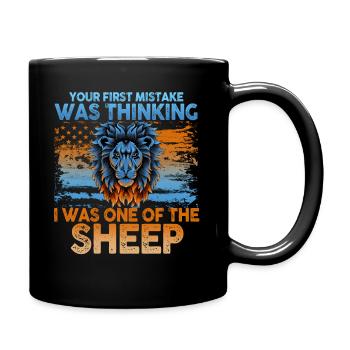 Your first Mistake was thinking I was one of the - Tasse einfarbig - Schwarz - Rechts