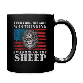 Your first Mistake was thinking I was one of the - Tasse einfarbig - Schwarz - Rechts