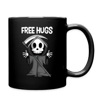 Câlins gratuits Grim Grim Creepy Halloween - Mug uni - noir - Droite
