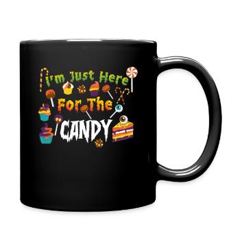 Je suis juste ici pour les bonbons d’Halloween - Mug uni - noir - Droite