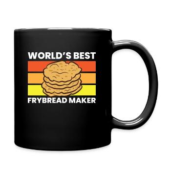 Frybread Baker Weltbester Frybread Maker - Tasse einfarbig - Schwarz - Rechts