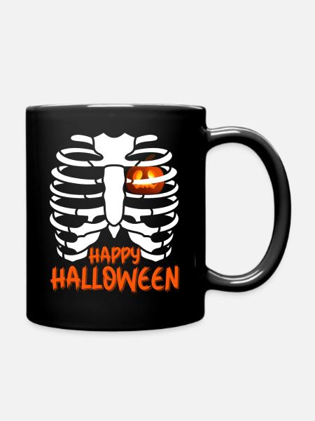 Happy Halloween - Full Colour Mug - black
