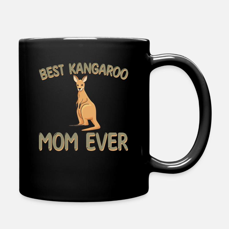 Beste Känguru-mutter Aller Zeiten - Tasse einfarbig - Schwarz