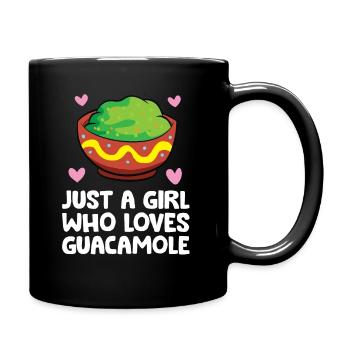 Just a Girl Who Loves Guacamole - Full Colour Mug - black - Right