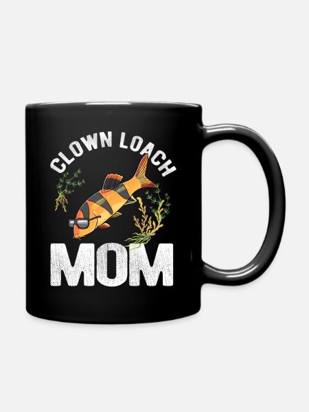 Prachtschmerle Mama Schmerlen Fisch Fischer - Tasse einfarbig - Schwarz