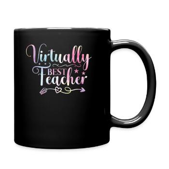 Back To School Binding Virtual Physical Education - Full Colour Mug - black - Right