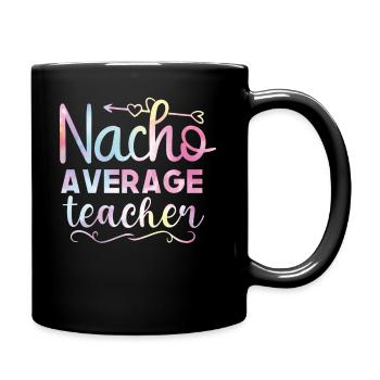 Back To School Binding Rainbow Physical Education - Full Colour Mug - black - Right