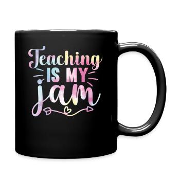 L’enseignement est mon professeur d’éducation physique - Mug uni - noir - Droite
