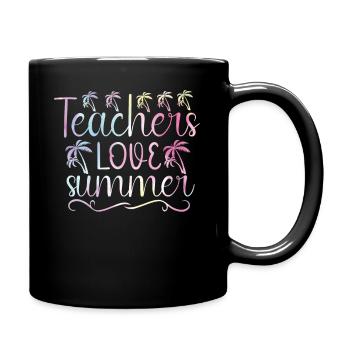 Summer-back To School Bonding Rainbow - Full Colour Mug - black - Right