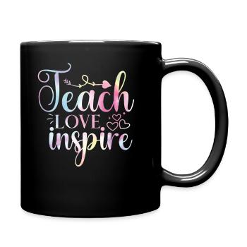 Back to School Tie Inspired - Full Colour Mug - black - Right