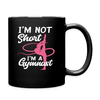 Proud Gymnast Athlete Training Gift - Full Colour Mug - black - Right