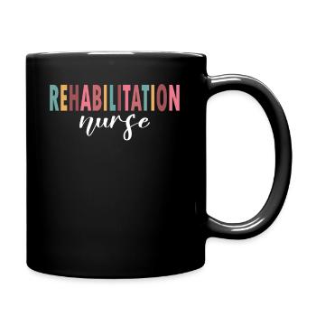 Rehabilitaton Nurse Life - Full Colour Mug - black - Right