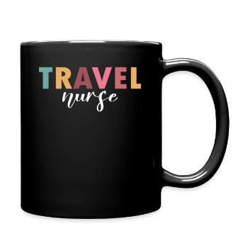 Travel Nurse Life - Full Colour Mug - black - Right