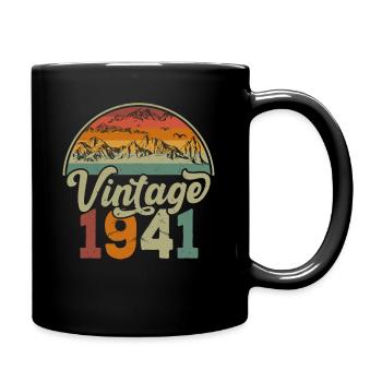 Vintage 1941 - Full Colour Mug - black - Right