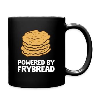 Powered By Frybread - Full Colour Mug - black - Right