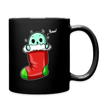 Boo Spirit In Christmas Chimney Sock Christmas - Tasse einfarbig - Schwarz - Rechts