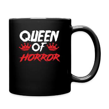 Horror Movies Queen Halloween - Full Colour Mug - black - Right