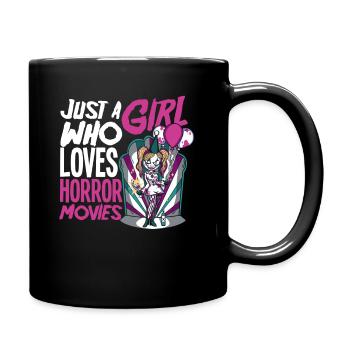 Horror Movies Girls Women - Full Colour Mug - black - Right