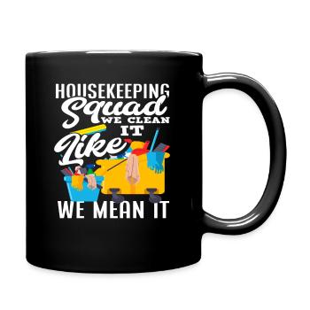 Troupe de femmes de ménage - Mug uni - noir - Droite