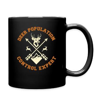 Chasseur de cerfs - Mug uni - noir - Droite