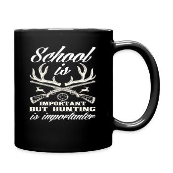 Cadeau de chasse de chasse de loisir de chasseur d’école - Mug uni - noir - Droite