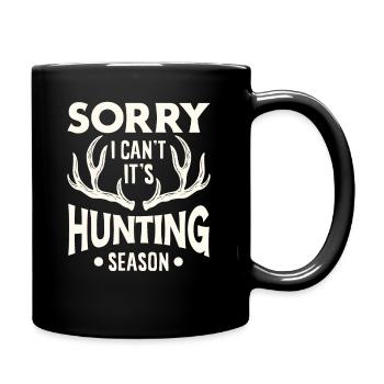 Hunting Hunter Hunting Hunting Season Cadeau - Mug uni - noir - Droite
