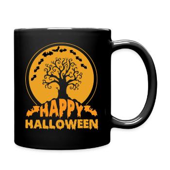 Happy Halloween TSHIRT - Full Colour Mug - black - Right