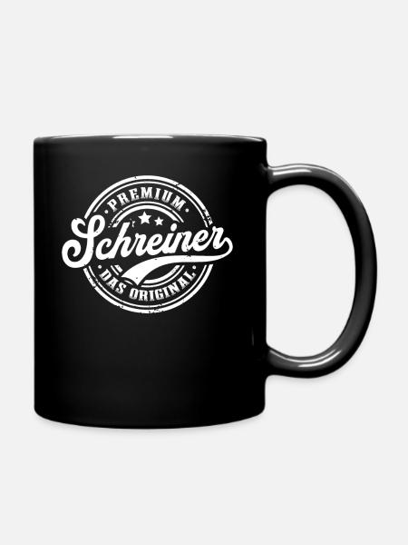 Schreiner Original Lustiges Schreinerei - Tasse einfarbig - Schwarz
