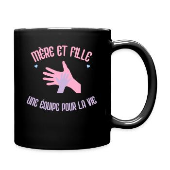 Mère Et Fille Idée Cadeau Fête Des Mères - Mug uni - noir - Droite