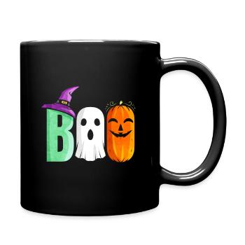 The Three Boo Witch Ghost Pumpkin Costume - Tasse einfarbig - Schwarz - Rechts