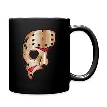 Scary Hockey Mask Costume Halloween - Tasse einfarbig - Schwarz - Rechts