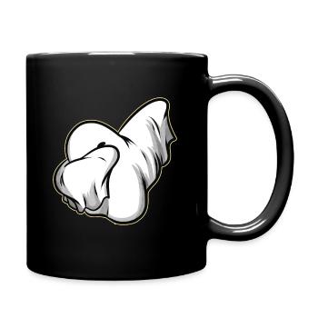 Dabbing Ghost On Halloween - Full Colour Mug - black - Right