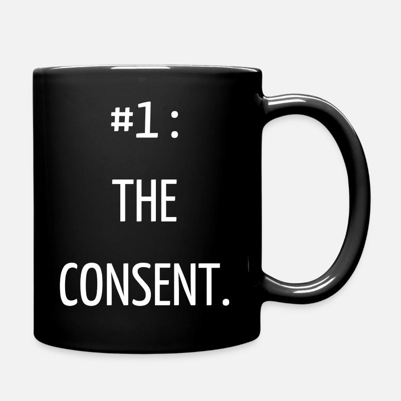 #1: The Consent. - Full Colour Mug - black