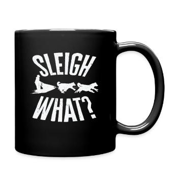 Courses de chiens de traîneau Husky Sled - Mug uni - noir - Droite