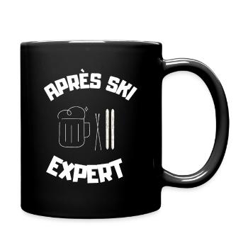 Expert après-ski - Mug uni - noir - Droite