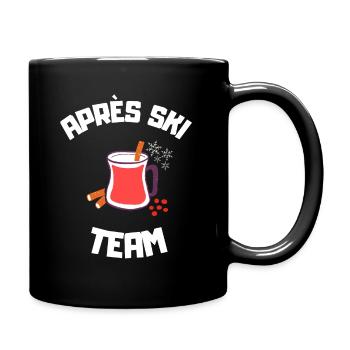 Équipe après-ski - Mug uni - noir - Droite