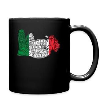 Italie Rome - Mug uni - noir - Droite
