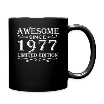 Fantastic since 1977 - born in 1977 - Full Colour Mug - black - Right