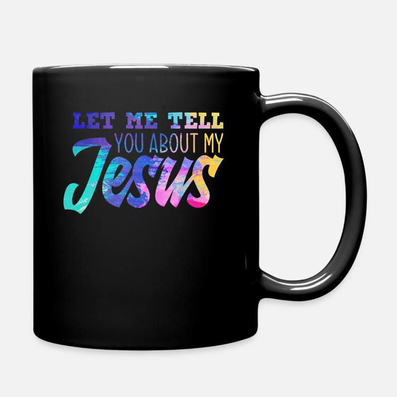 Jesus - Tasse einfarbig - Schwarz