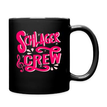 Schlager Crew Costume Schlager Party Outfit - Full Colour Mug - black - Right