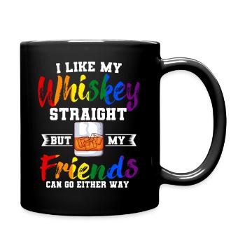 Whisky Straight Lgbtq Pride Transgenre Bi Gay - Mug uni - noir - Droite