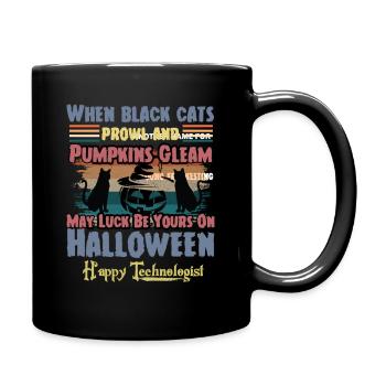 Halloween T shirt - Full Colour Mug - black - Right