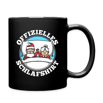 Chemise de couchage officielle Noël - Mug uni - noir - Droite